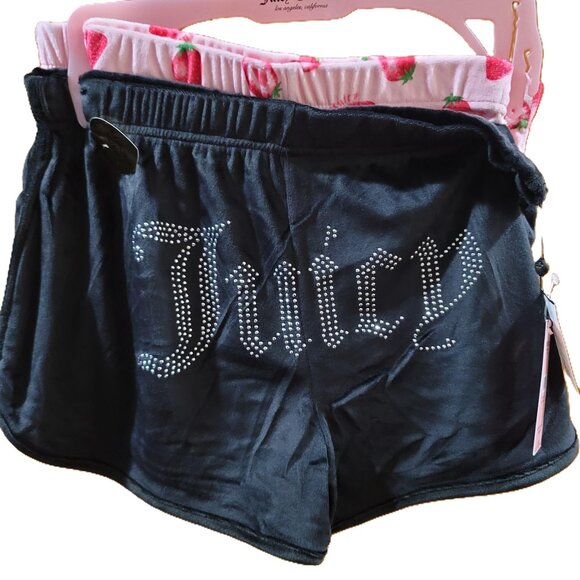 Juicy Couture 2 pack Pajama shorts Size Medium (NWT) - Picture 2 of 8